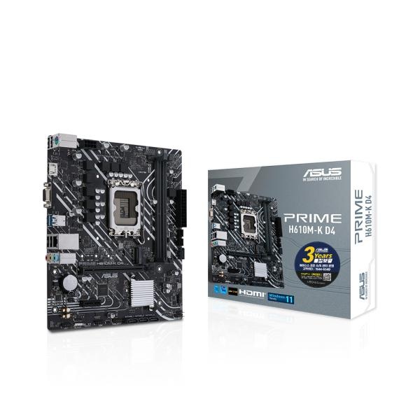 [ASUS] PRIME H610M-K D4 인텍앤컴퍼니 (인텔H610/M-ATX) ▶ 럭키쿠폰 ◀