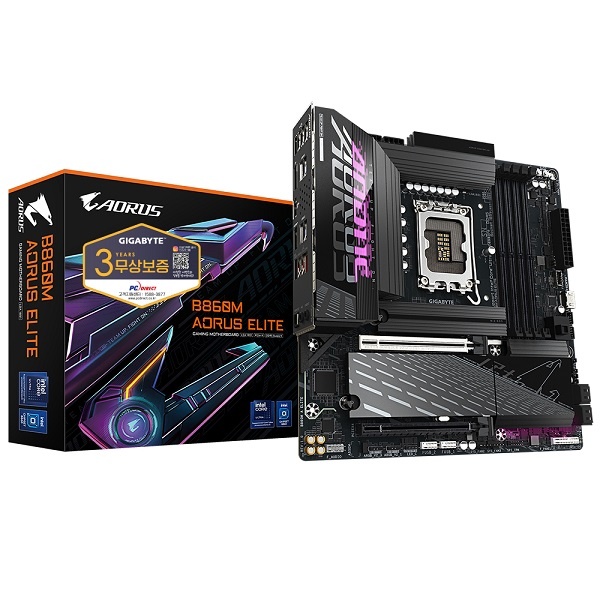 [GIGABYTE] B860M AORUS ELITE 피씨디렉트 (인텔B860/M-ATX)