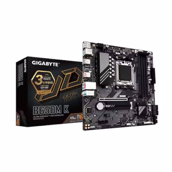 [GIGABYTE] B650M K 제이씨현 (AMD B650/M-ATX) [정품 박스]