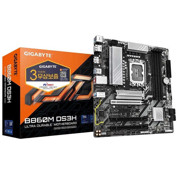 [GIGABYTE] B860M DS3H 피씨디렉트 (인텔B860/M-ATX)