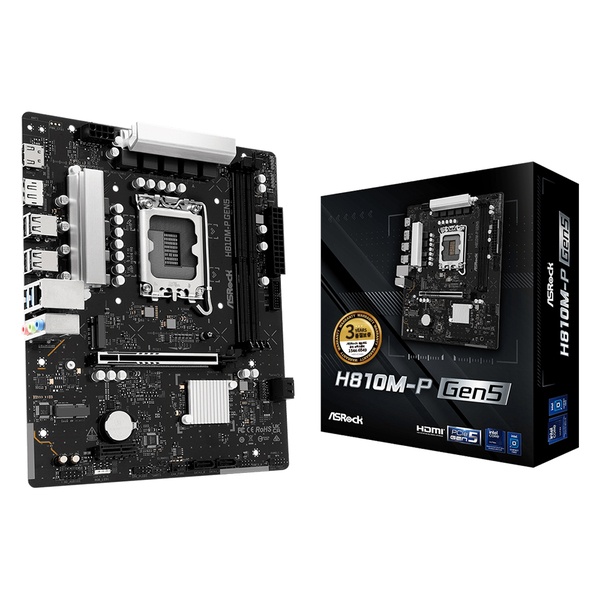 [ASRock] H810M-P Gen5 인텍앤컴퍼니 (인텔H810/M-ATX)