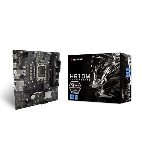 [BIOSTAR] H610MS 제이씨현 (인텔H610/M-ATX)