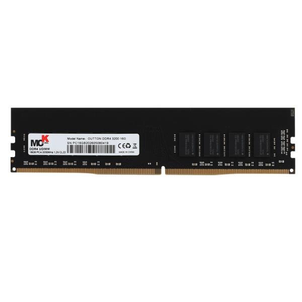 [엠씨케이글로벌] OUTTON DDR4 PC4-25600 CL22 [16GB] (3200)