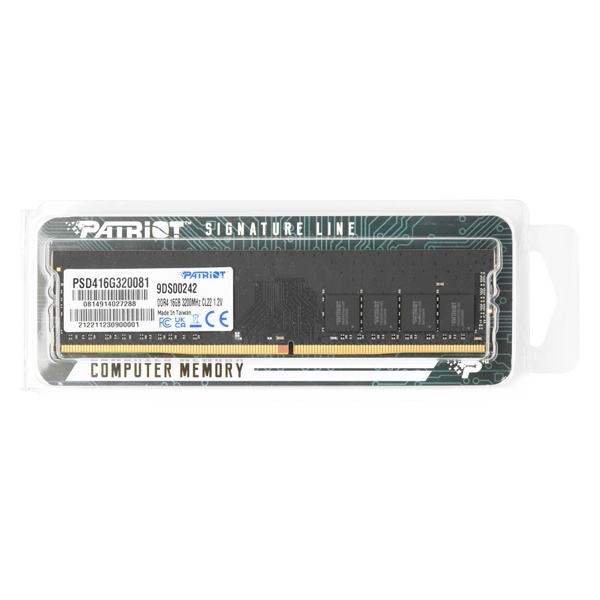 [PATRIOT] 패트리어트 DDR4 PC4-25600 CL22 SIGNATURE [16GB] (3200)