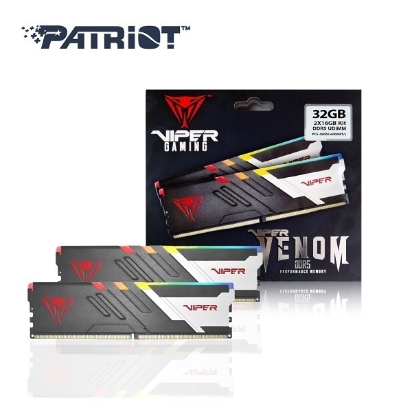 [PATRIOT] DDR5 PC5-48000 CL30 VIPER VENOM RGB [32GB (16GB*2)] (6000)