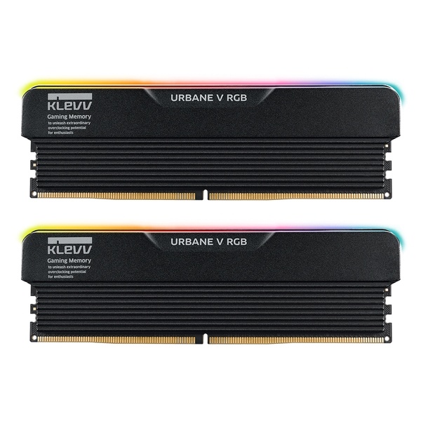 [에센코어] KLEVV DDR5 PC5-48000 CL30 URBANE V RGB 블랙 서린 [32GB (16GB*2)] (6000)