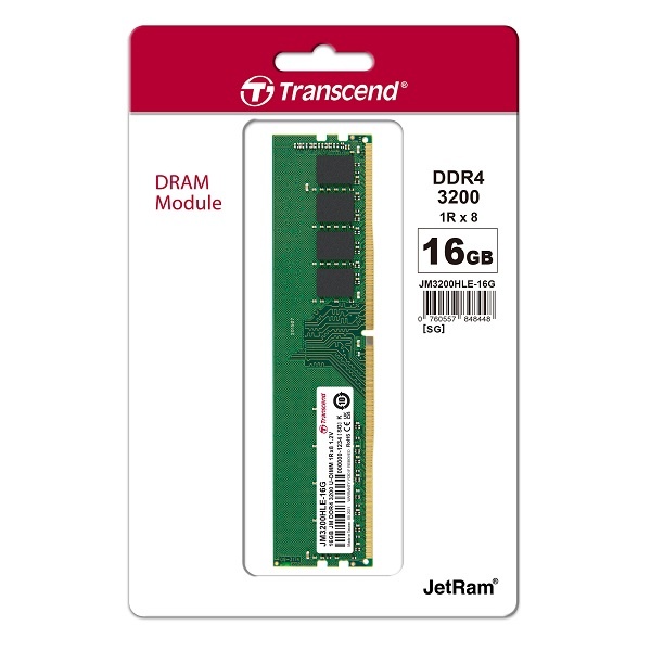 [Transcend] 트랜센드 DDR4 PC4-25600 CL22 [16GB] (3200)