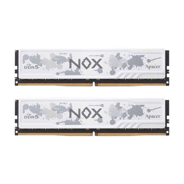 [Apacer] DDR5 PC5-41600 CL40 NOX WHITE [32GB (16GB*2)] (5200)