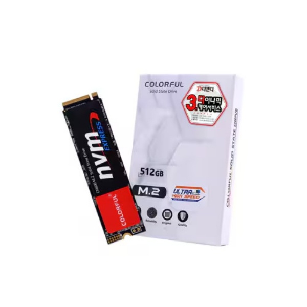 [Colorful] CN600 M.2 NVMe 2280 디앤디컴 [512GB]