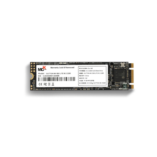 [엠씨케이글로벌] OUTTON MK-500 LITE M.2 SATA 2280 [256GB]