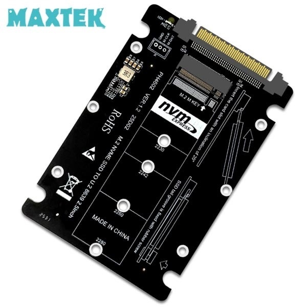 [MAXTEK] 맥스텍 M.2 NVMe SSD to U.2(SFF-8639) M KEY SSD 변환 어댑터 MT952