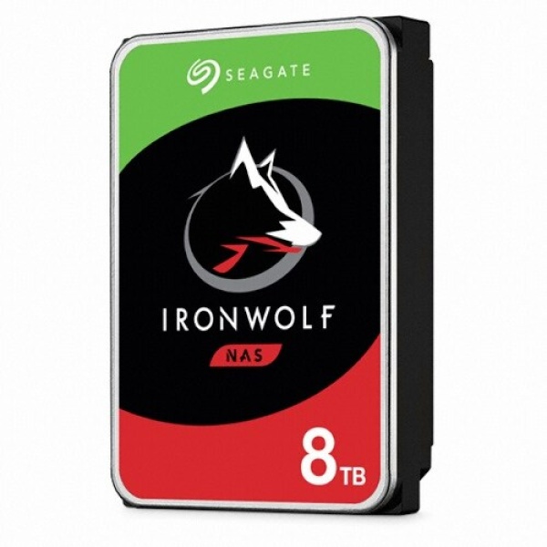 [SEAGATE] IRONWOLF HDD 8TB ST8000VN002 멀티팩|(3.5HDD/ SATA3/ 5400rpm/ 256MB/ CMR) [단일]