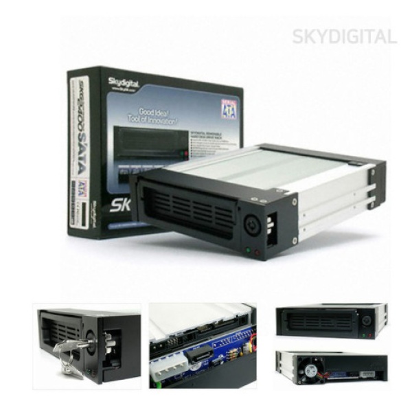 [스카이디지탈] SKG-2400SATA 블랙 하드랙