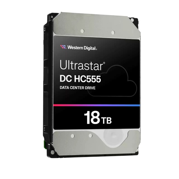 [Western Digital] Ultrastar HDD 18TB DC HC555 WUH722018CLE6L4|(SATA3/ 7200rpm/ 512MB/ CMR/ 5년)
