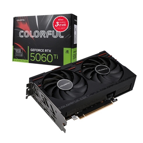[Colorful] 지포스 RTX 5060 Ti GAMING DUO D7 8GB 피씨디렉트