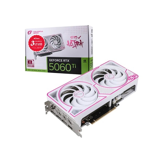 [Colorful] iGame 지포스 RTX 5060 Ti ULTRA DUO OC White D7 8GB 피씨디렉트
