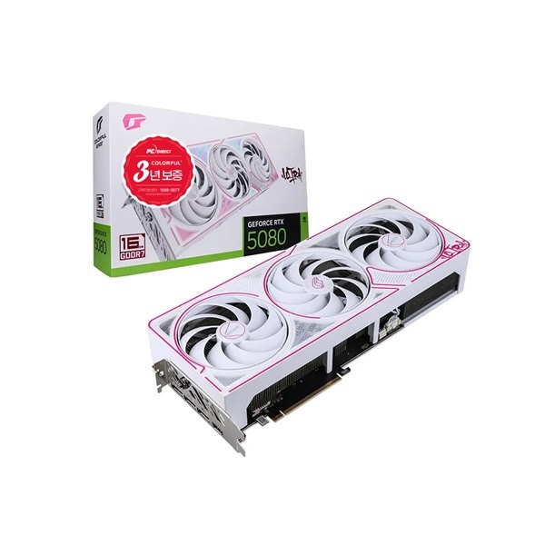 [Colorful] iGame 지포스 RTX 5080 ULTRA OC White D7 16GB 피씨디렉트