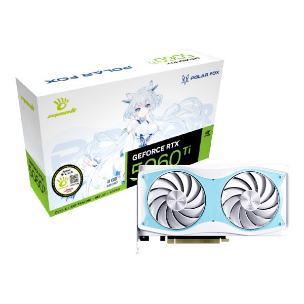 [MANLI] 지포스 RTX 5060 Ti Polar Fox OC D7 8GB 대원씨티에스