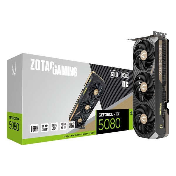 [ZOTAC] GAMING 지포스 RTX 5080 SOLID CORE OC D7 16GB
