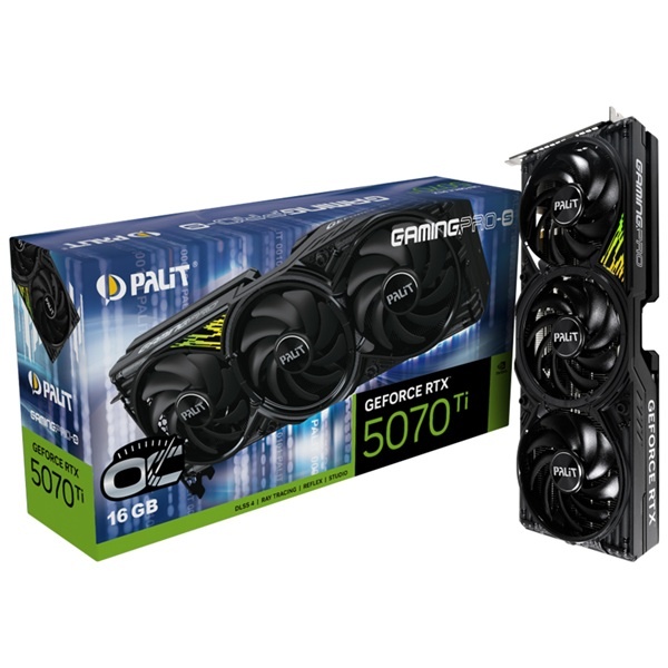 [PALIT] 지포스 RTX 5070 Ti GAMINGPRO-S OC D7 16GB 이엠텍