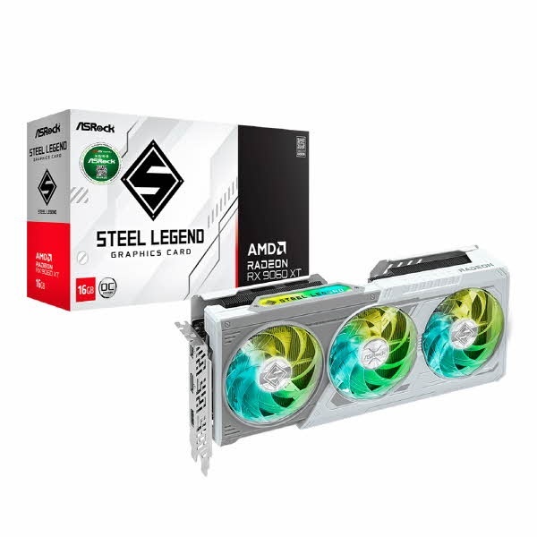 [ASRock] 라데온 RX 9060 XT 스틸레전드 OC D6 16GB WHITE 대원씨티에스