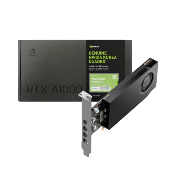[NVIDIA] RTX A1000 D6 8GB 엔비디아코리아 정품