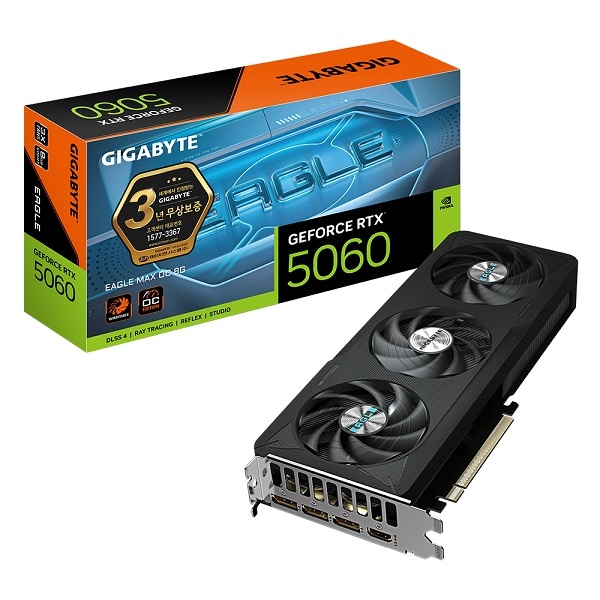 [GIGABYTE] 지포스 RTX 5060 EAGLE MAX OC D7 8GB 제이씨현