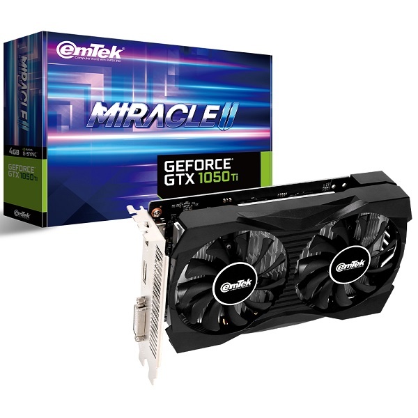 [emTek] 지포스 GTX 1050 Ti MIRACLE II D5 4GB