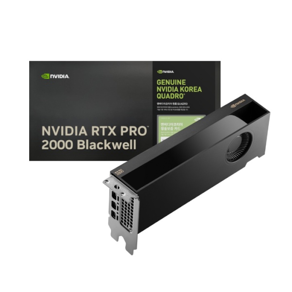 [NVIDIA] RTX PRO 2000 Blackwell D7 16GB 엔비디아코리아 정품