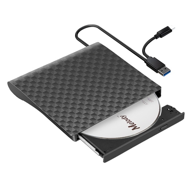 [멜로디] 외장 ODD, ED03 USB3.0 A C타입 읽기전용 CD DVD 드라이브