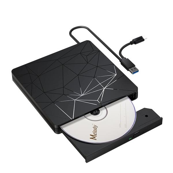 [soopii] 외장ODD, ED01 DVD롬 레코더 [USB3.0 Type-A/C]