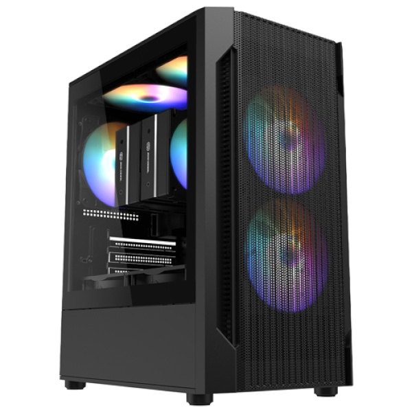[3RSYS] R370 RGB [미니타워] [블랙]