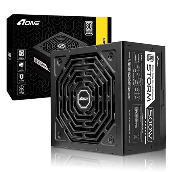 [AONE] STORM 80PLUS STANDARD ATX [500W] [블랙]