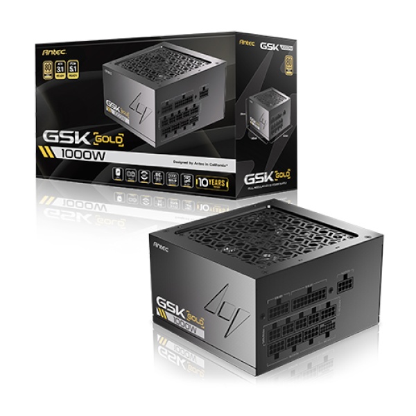 [Antec] GSK 80PLUS GOLD 풀모듈러 ATX3.1 [1000W] 블랙 ★단독 특가★