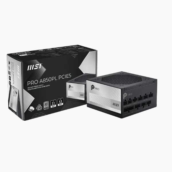 [MSI] PRO A850PL 80PLUS PLATINUM 풀모듈러 ATX3.1 [850W] [블랙]