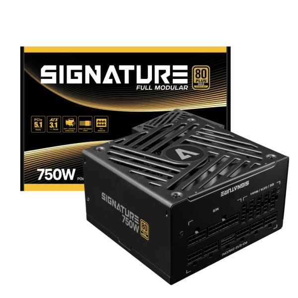 [AONE] 시그니처 80PLUS GOLD 풀모듈러 ATX3.1 (PCIE5.1) [750W] [블랙] 230V EU
