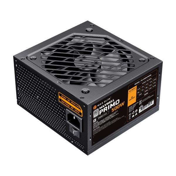 [맥스엘리트] MAXWELL PRIMO 80PLUS STANDARD ATX 블랙 [500W] 플랫 벌크