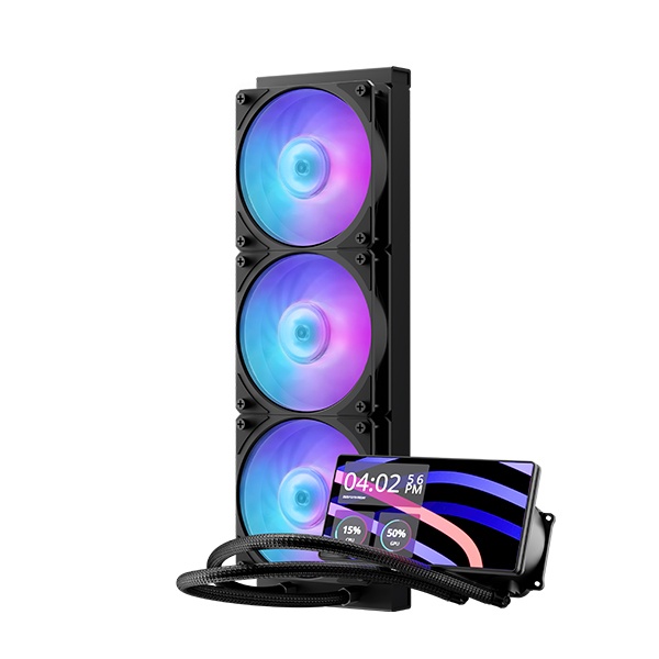 [쿨러마스터] MasterLiquid Core LCD 6 360 ARGB [CPU쿨러] [블랙]