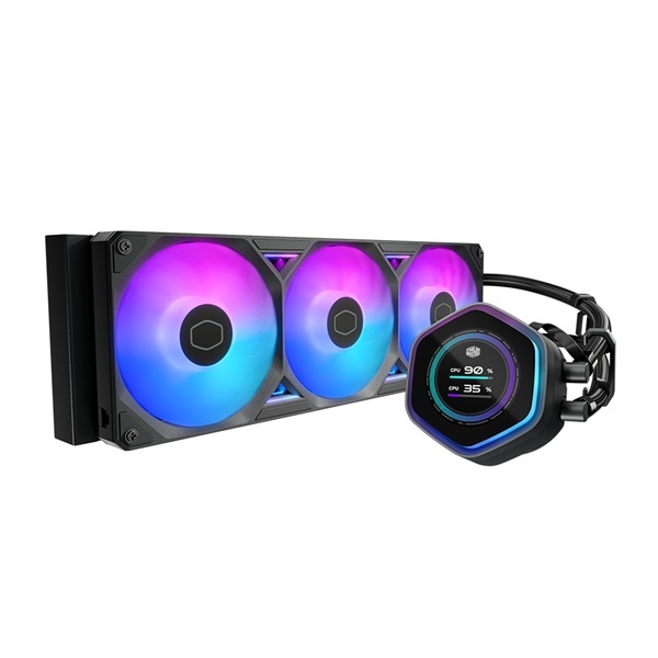 [쿨러마스터] MASTERLIQUID 360 ATMOS II LCD [CPU쿨러] [블랙]