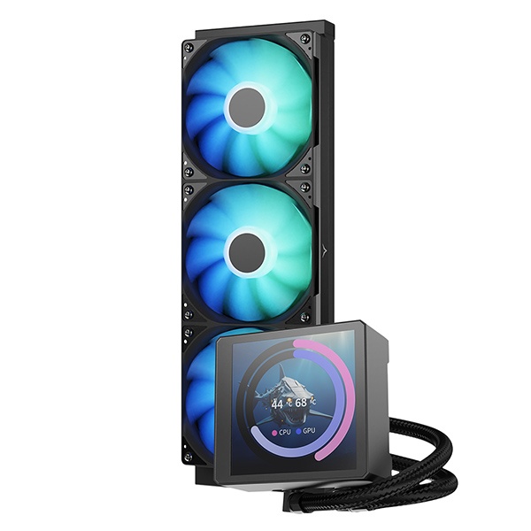 [ABKO] 포세이돈 P360L LCD ARGB 디스플레이 [CPU쿨러] [블랙]