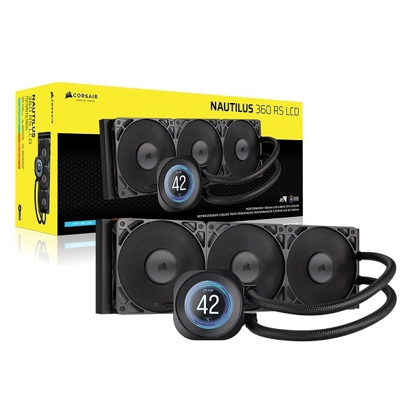 [CORSAIR] NAUTILUS 360 RS LCD [CPU쿨러] [블랙]